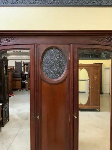 Antik Kleiderschrank, Wäscheschrank -Jugendstil - Art Nouveau - Lieferung mögl.!
