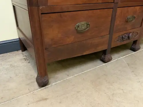 Antik Kleiderschrank, Wäscheschrank -Jugendstil - Art Nouveau - Lieferung mögl.!