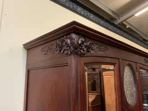 Antik Kleiderschrank, Wäscheschrank -Jugendstil - Art Nouveau - Lieferung mögl.!