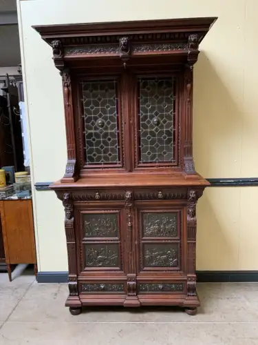 Antiker Gründerzeit  Bücherschrank, Vitrine, Buffet - Lieferung möglich!