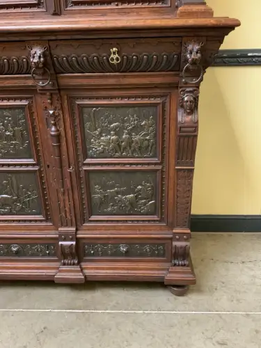 Antiker Gründerzeit  Bücherschrank, Vitrine, Buffet - Lieferung möglich!