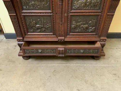 Antiker Gründerzeit  Bücherschrank, Vitrine, Buffet - Lieferung möglich!
