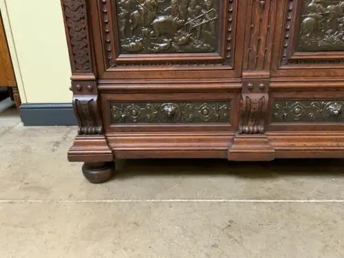 Antiker Gründerzeit  Bücherschrank, Vitrine, Buffet - Lieferung möglich!