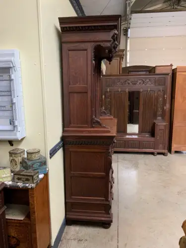 Antiker Gründerzeit  Bücherschrank, Vitrine, Buffet - Lieferung möglich!