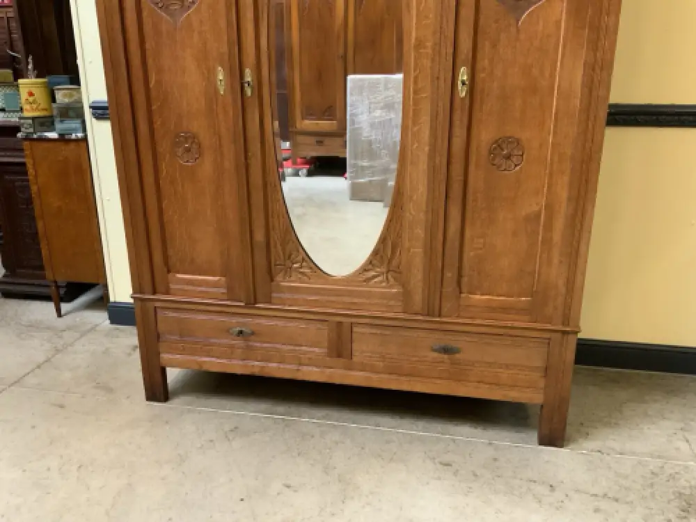 Antiker Jugendstil Kleiderschrank - Traumhaft -  Lieferung möglich! 12