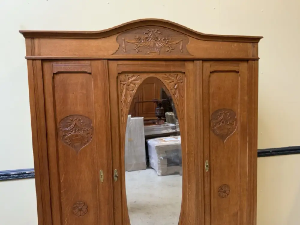 Antiker Jugendstil Kleiderschrank - Traumhaft -  Lieferung möglich! 5