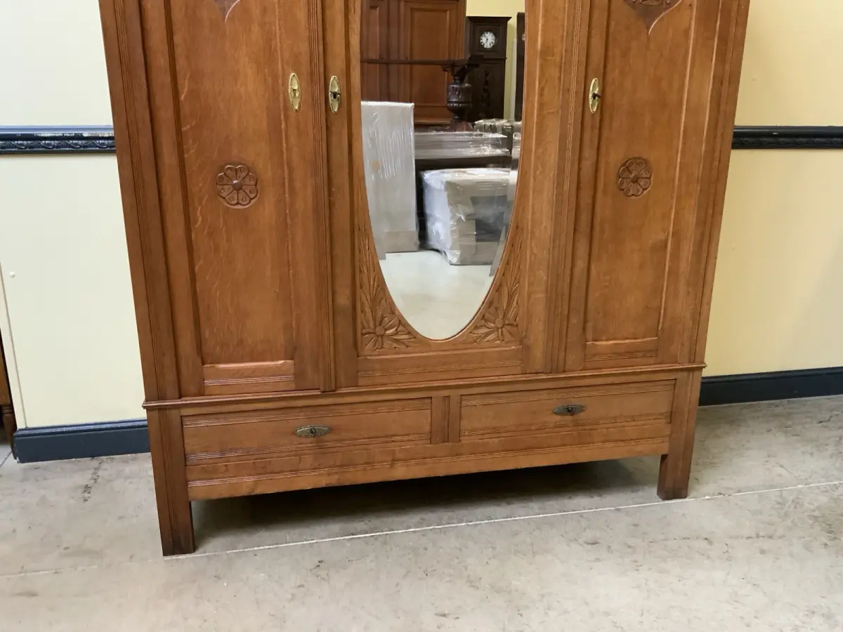 Antiker Jugendstil Kleiderschrank - Traumhaft -  Lieferung möglich! 6