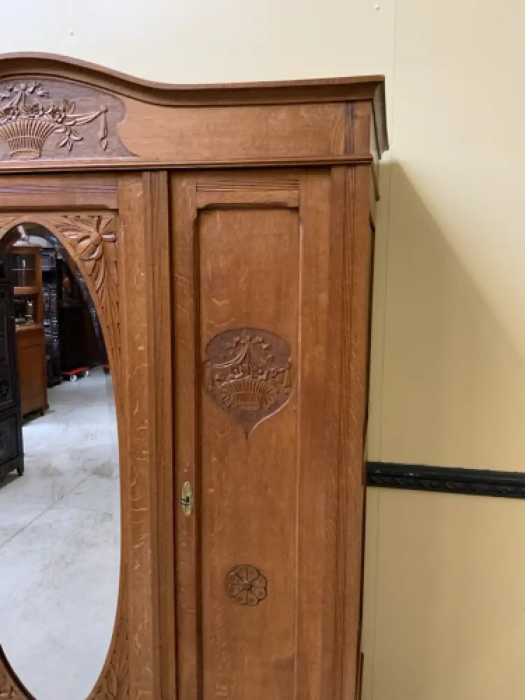 Antiker Jugendstil Kleiderschrank - Traumhaft -  Lieferung möglich! 9