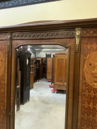 Antik - Wäscheschrank, Geschirrschrank - Jugendstil - Lieferung möglich!