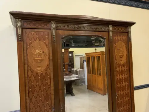 Antik - Wäscheschrank, Geschirrschrank - Jugendstil - Lieferung möglich!