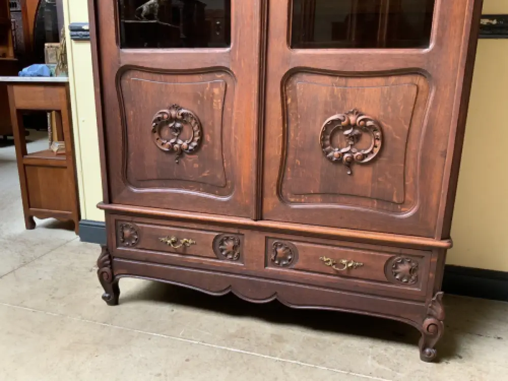 Antike Historismus Vitrine, Bücherschrank - Louis XV - Lieferung möglich! 10