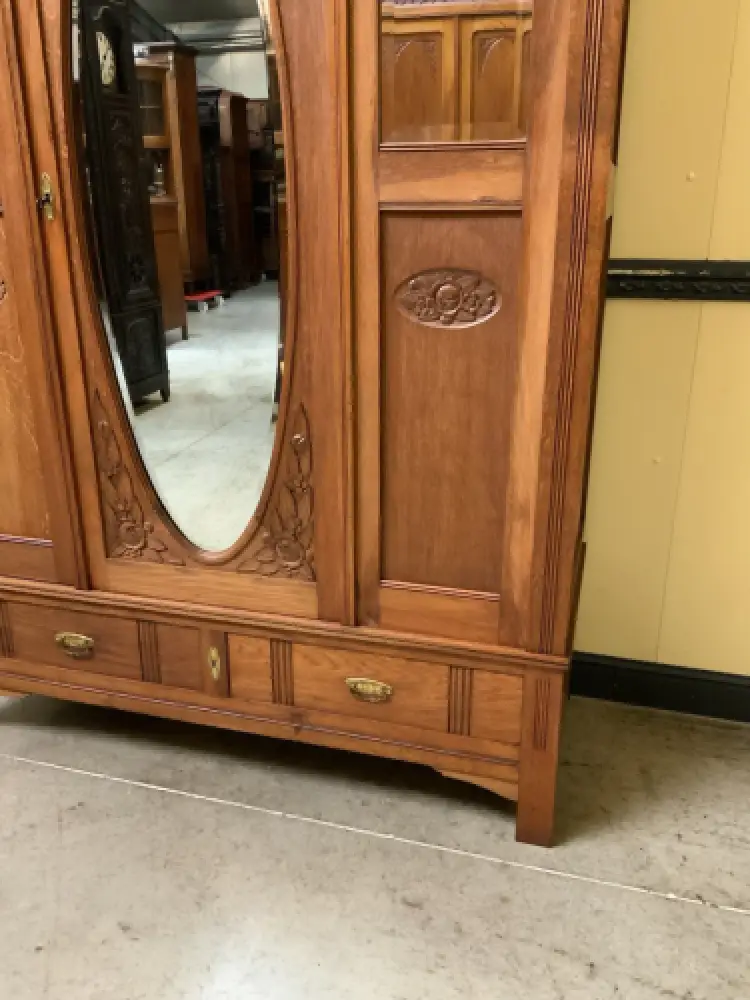 Antiker Art Deco Kleiderschrank - Traumhaft  - Lieferung möglich! 10