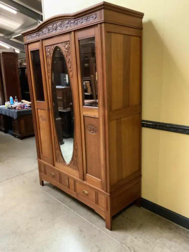 Antiker Art Deco Kleiderschrank - Traumhaft  - Lieferung möglich! 3