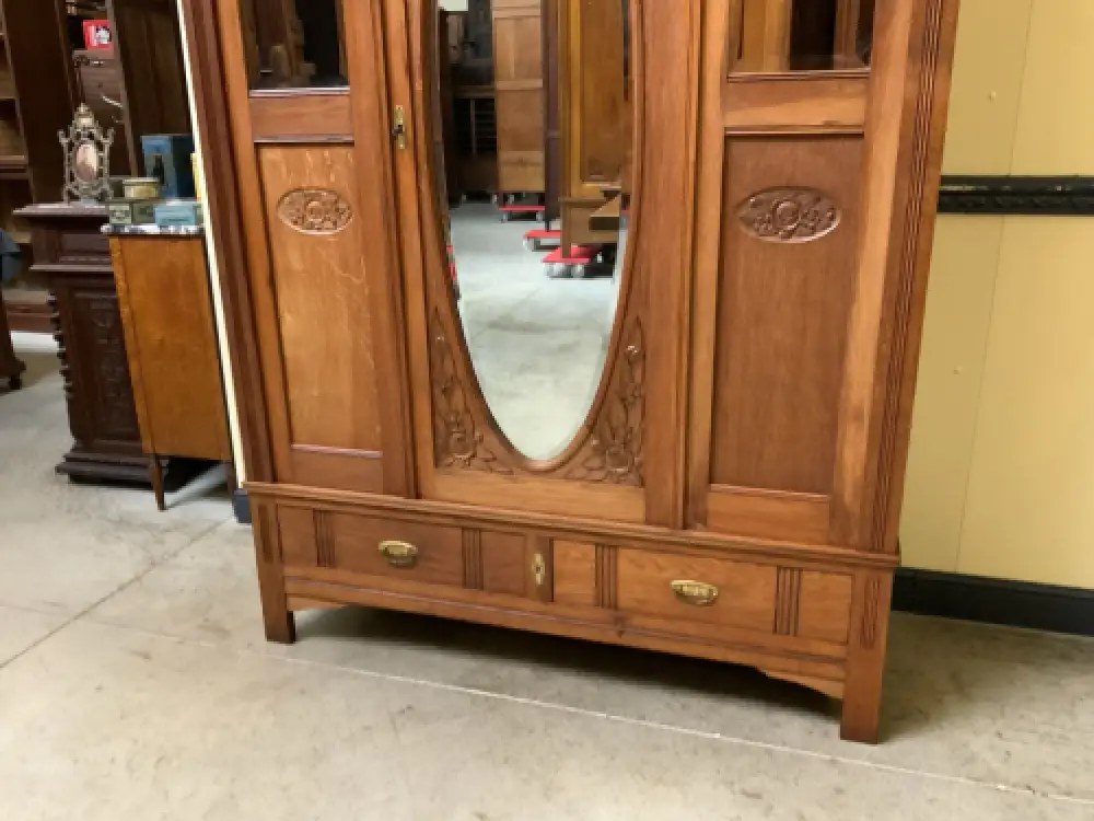 Antiker Art Deco Kleiderschrank - Traumhaft  - Lieferung möglich! 7