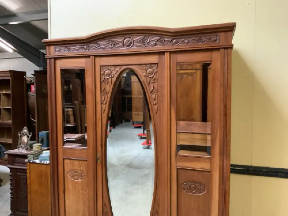 Antiker Art Deco Kleiderschrank - Traumhaft  - Lieferung möglich! 8