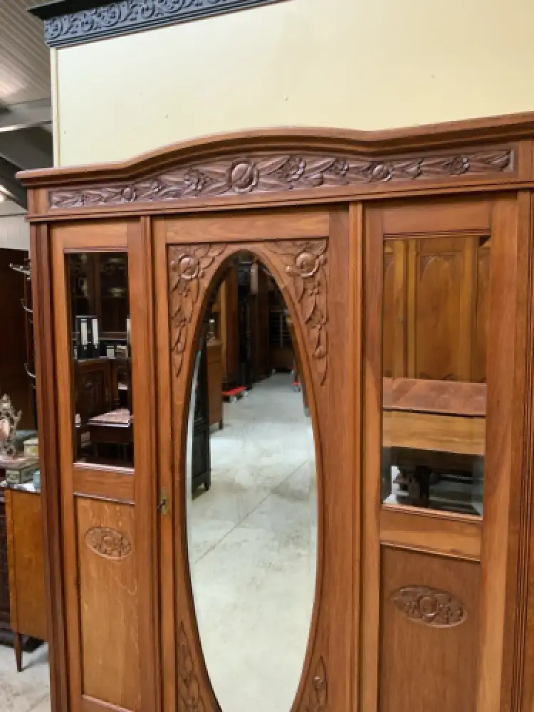 Antiker Art Deco Kleiderschrank - Traumhaft  - Lieferung möglich! 9