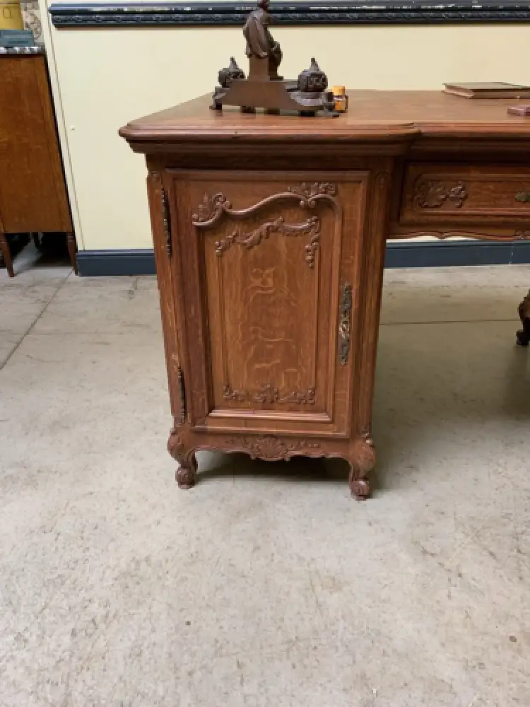 Antik - Doppelseitiger Schreibtisch - Historismus, Louis XV - Lieferung möglich! 18