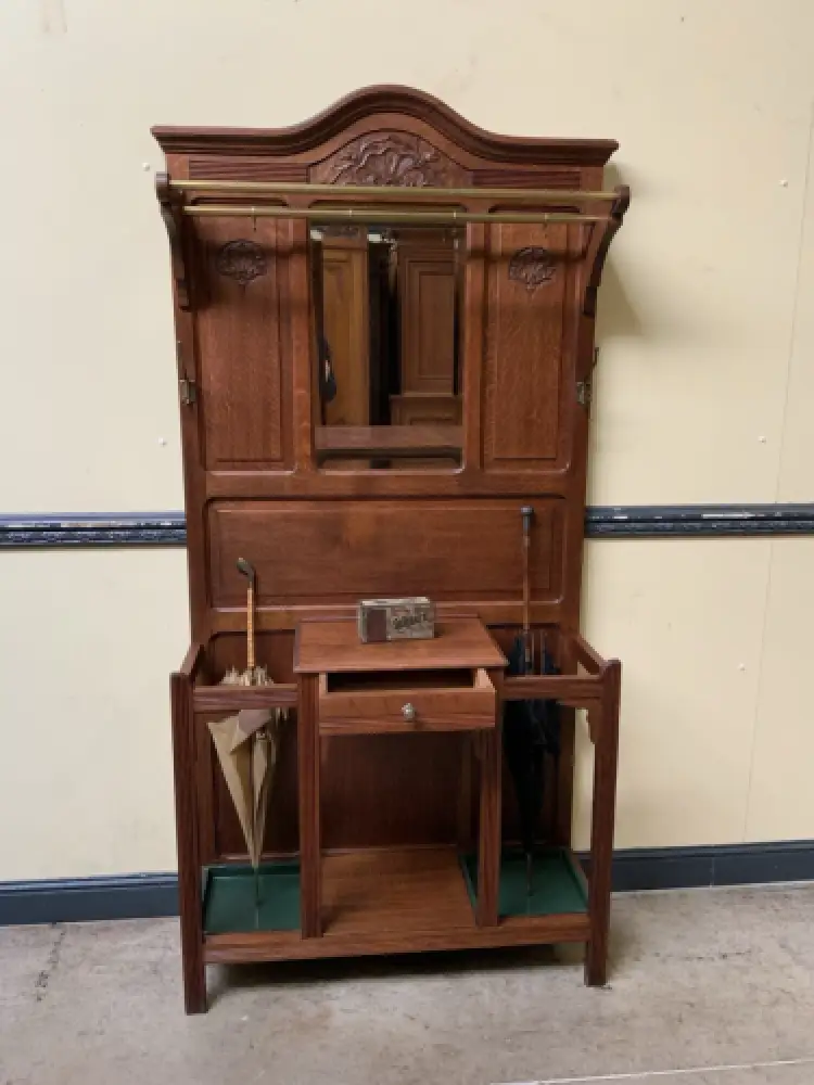 Antike Jugendstil Garderobe - traumhaft schön - Lieferung möglich! 11