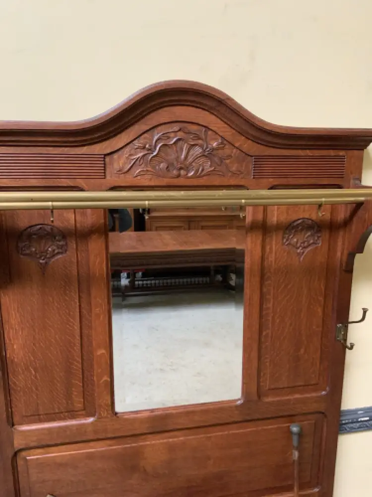 Antike Jugendstil Garderobe - traumhaft schön - Lieferung möglich! 13