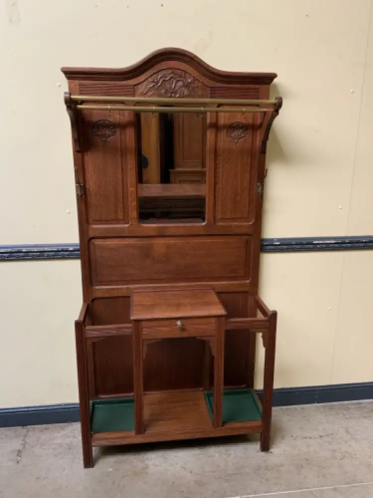 Antike Jugendstil Garderobe - traumhaft schön - Lieferung möglich! 15