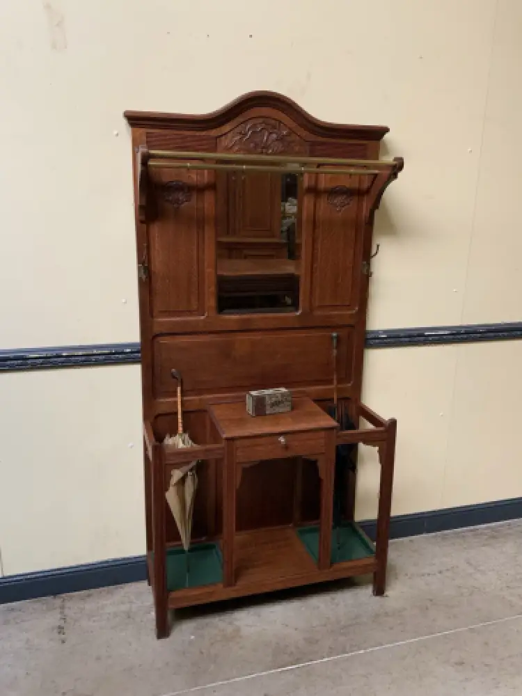 Antike Jugendstil Garderobe - traumhaft schön - Lieferung möglich! 5