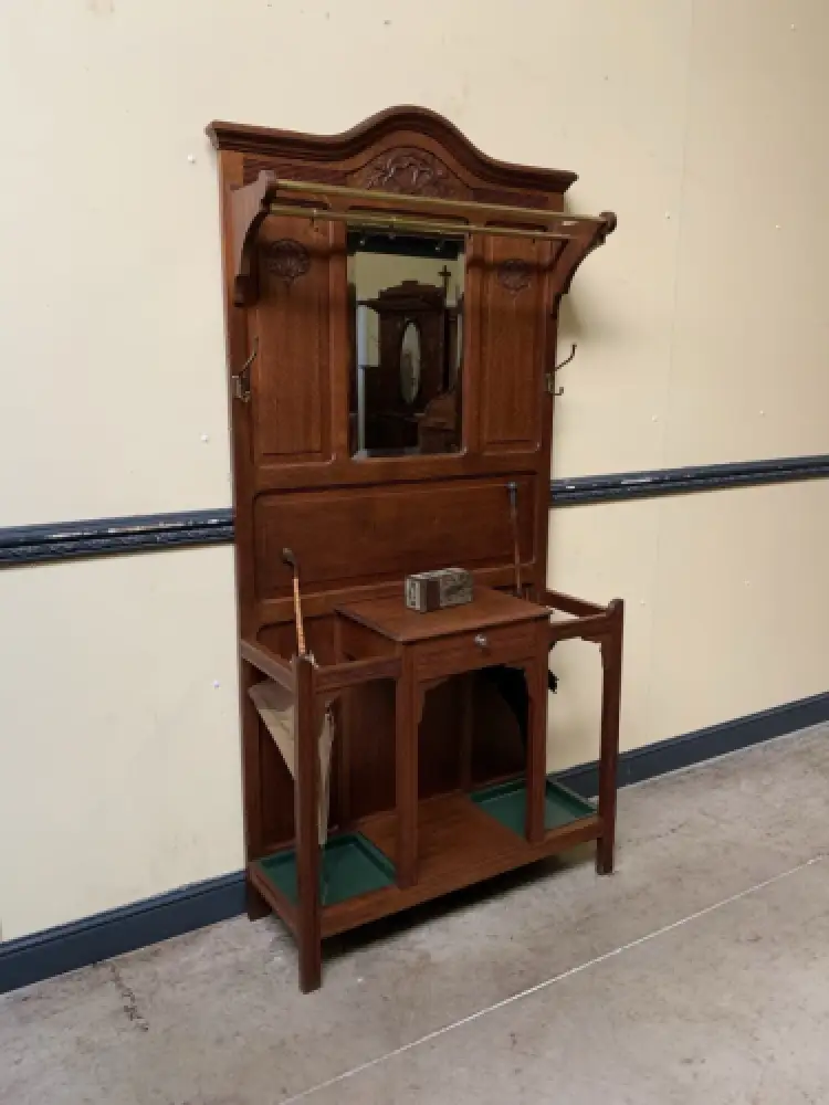 Antike Jugendstil Garderobe - traumhaft schön - Lieferung möglich! 6