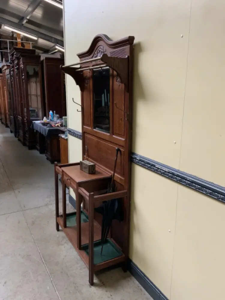 Antike Jugendstil Garderobe - traumhaft schön - Lieferung möglich! 7