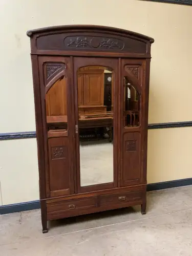 Antik - Kleiderschrank, Wäscheschrank - Jugendstil - Lieferung möglich!