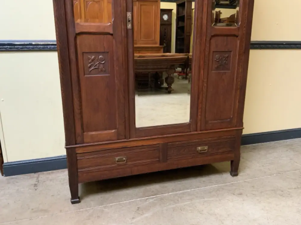 Antik - Kleiderschrank, Wäscheschrank - Jugendstil - Lieferung möglich! 6