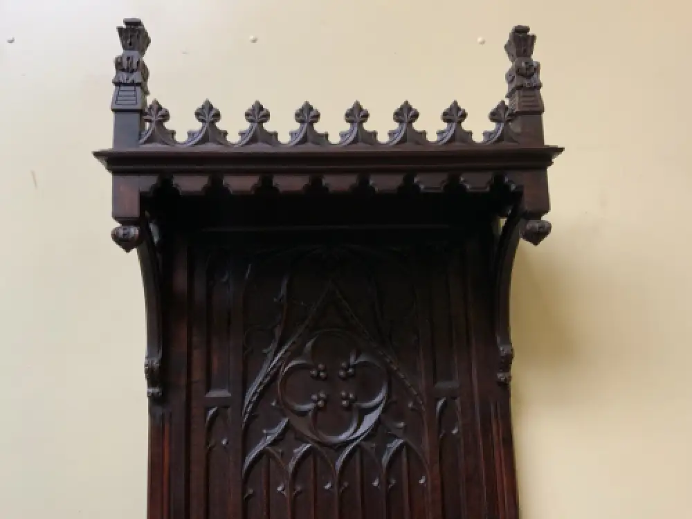 Antik - Vertiko, Anrichte, Pfeilerschrank - Neogotik - Lieferung möglich! 13