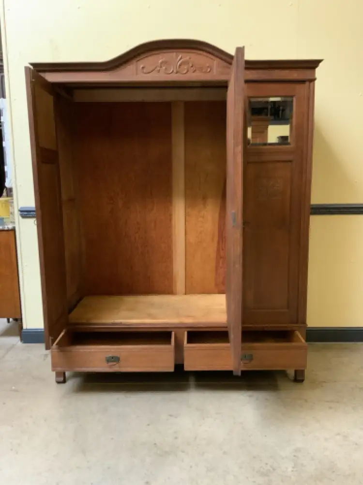 Antik - Kleiderschrank, Wäscheschrank - Jugendstil -  Lieferung möglich! 11