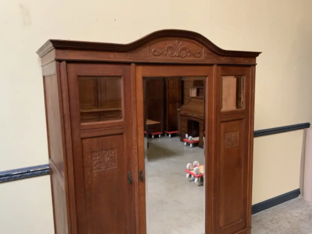 Antik - Kleiderschrank, Wäscheschrank - Jugendstil -  Lieferung möglich! 4