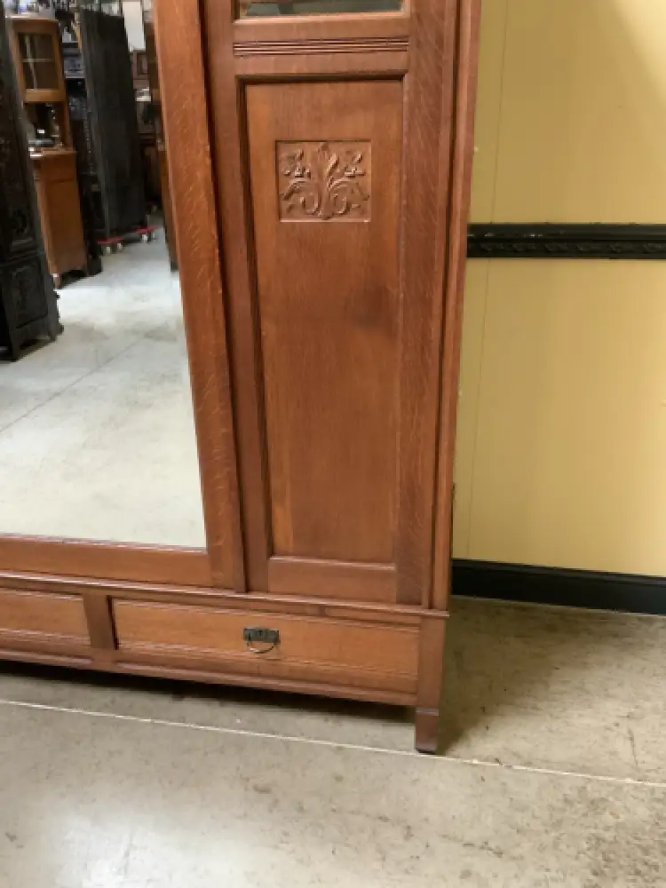 Antik - Kleiderschrank, Wäscheschrank - Jugendstil -  Lieferung möglich! 7