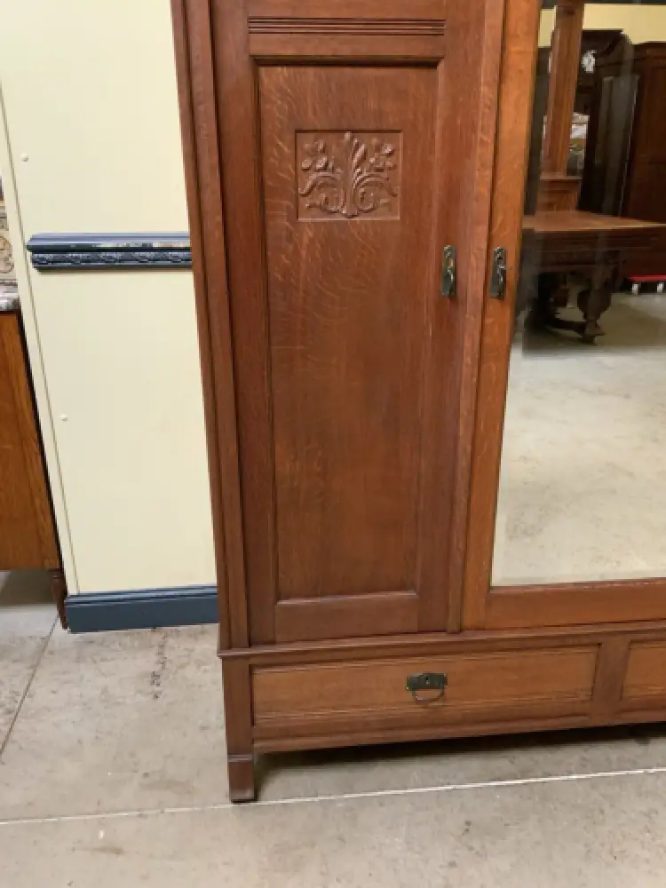 Antik - Kleiderschrank, Wäscheschrank - Jugendstil -  Lieferung möglich! 8