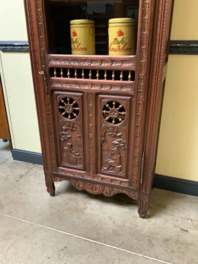 Antik - Geschirrschrank, Vertiko, Vitrine - Bretagne - Lieferung möglich! 11