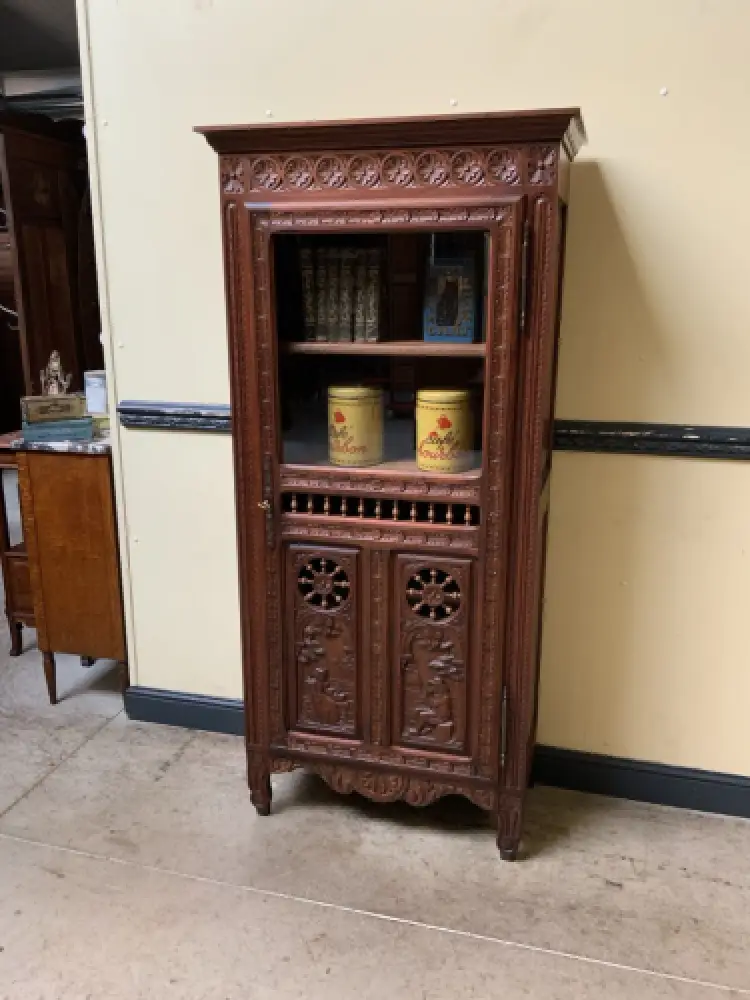 Antik - Geschirrschrank, Vertiko, Vitrine - Bretagne - Lieferung möglich! 2