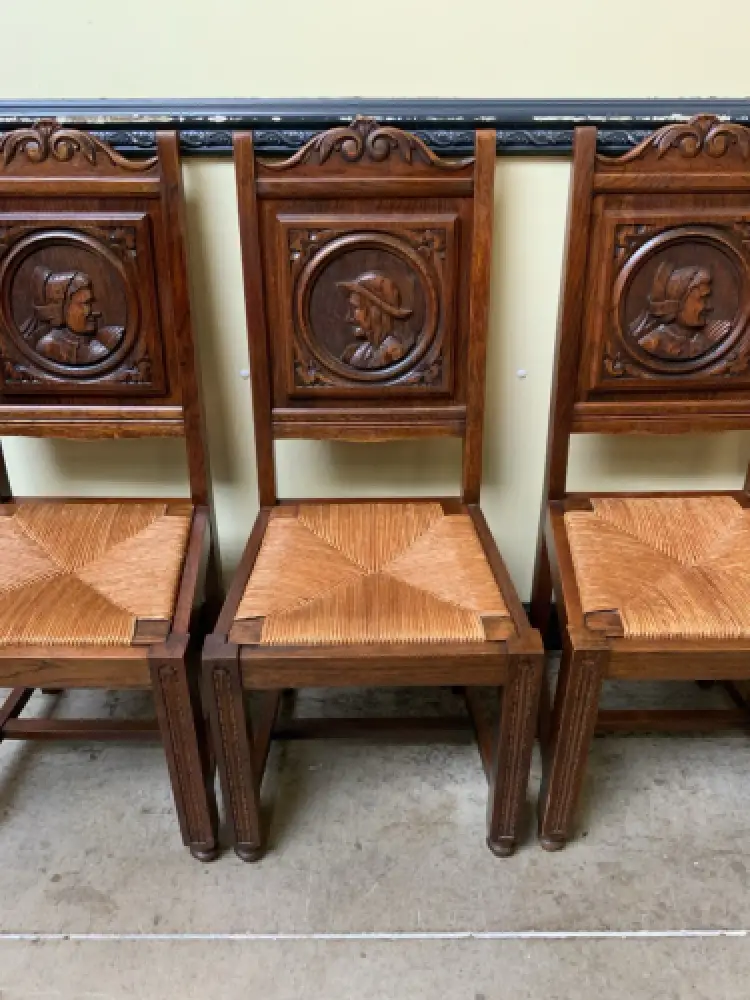 6 antike traumhaft schöne Bretonische Stühle - Lieferung möglich! 11