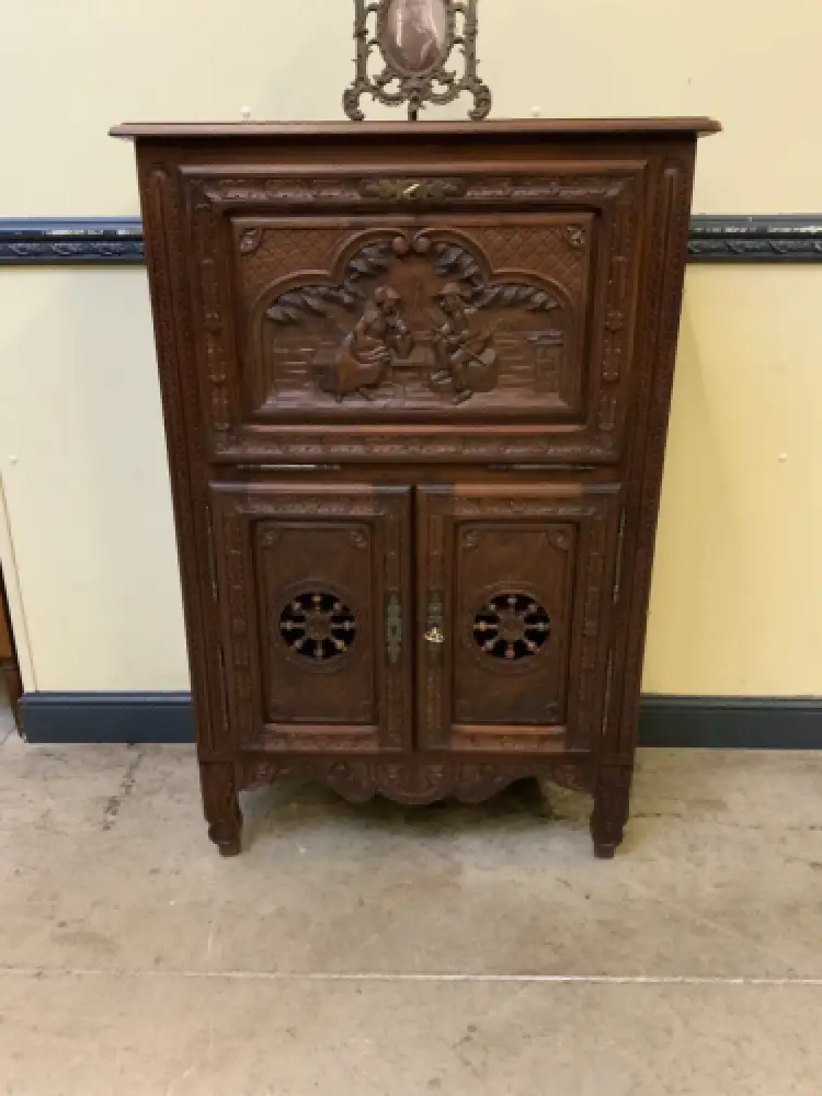 Antiker bretonischer Barschrank, Vertiko - traumhaft - Lieferung möglich! 8