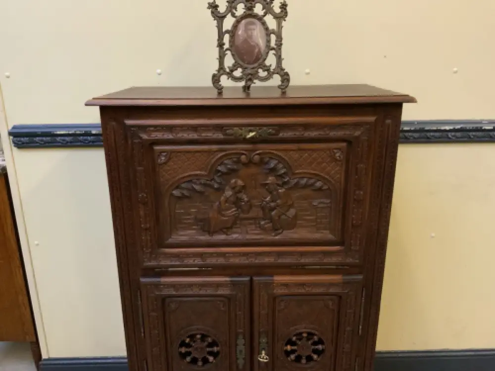 Antiker bretonischer Barschrank, Vertiko - traumhaft - Lieferung möglich! 9