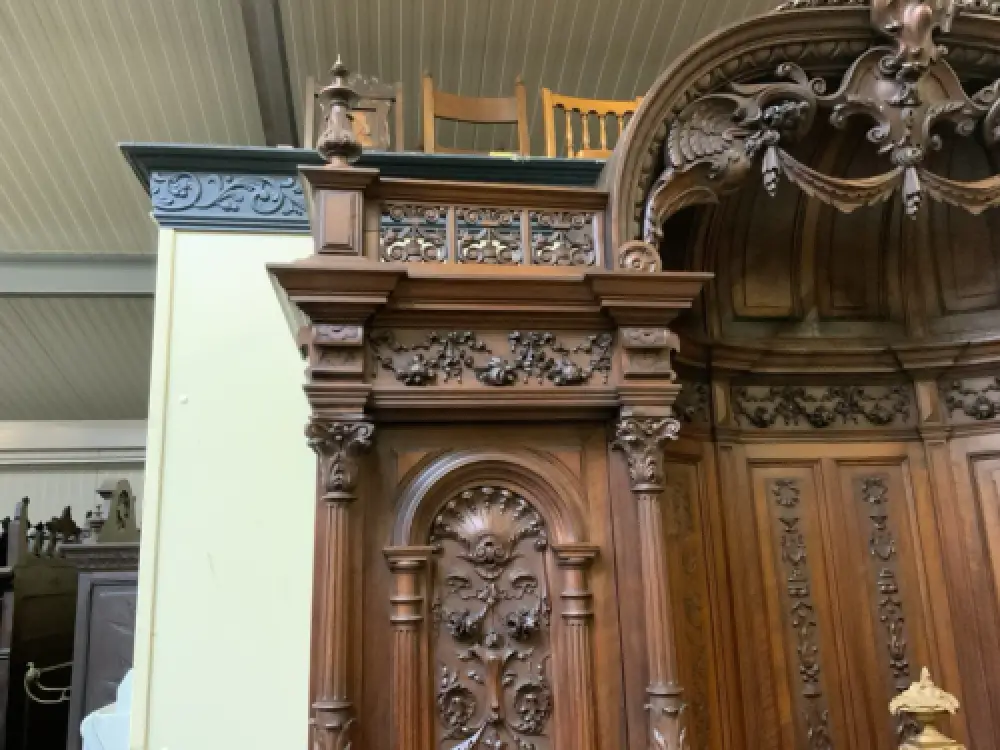 Sensationelles imposantes Neorenaissance Säulen Buffet,  Lieferung möglich! 15