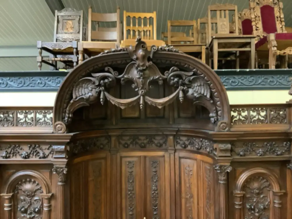 Sensationelles imposantes Neorenaissance Säulen Buffet,  Lieferung möglich! 17