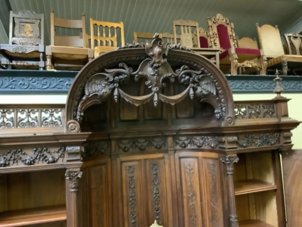 Sensationelles imposantes Neorenaissance Säulen Buffet,  Lieferung möglich! 18