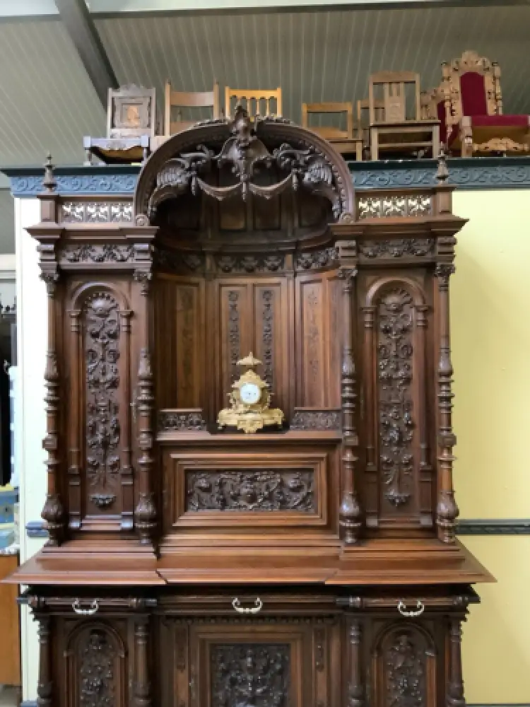 Sensationelles imposantes Neorenaissance Säulen Buffet,  Lieferung möglich! 9