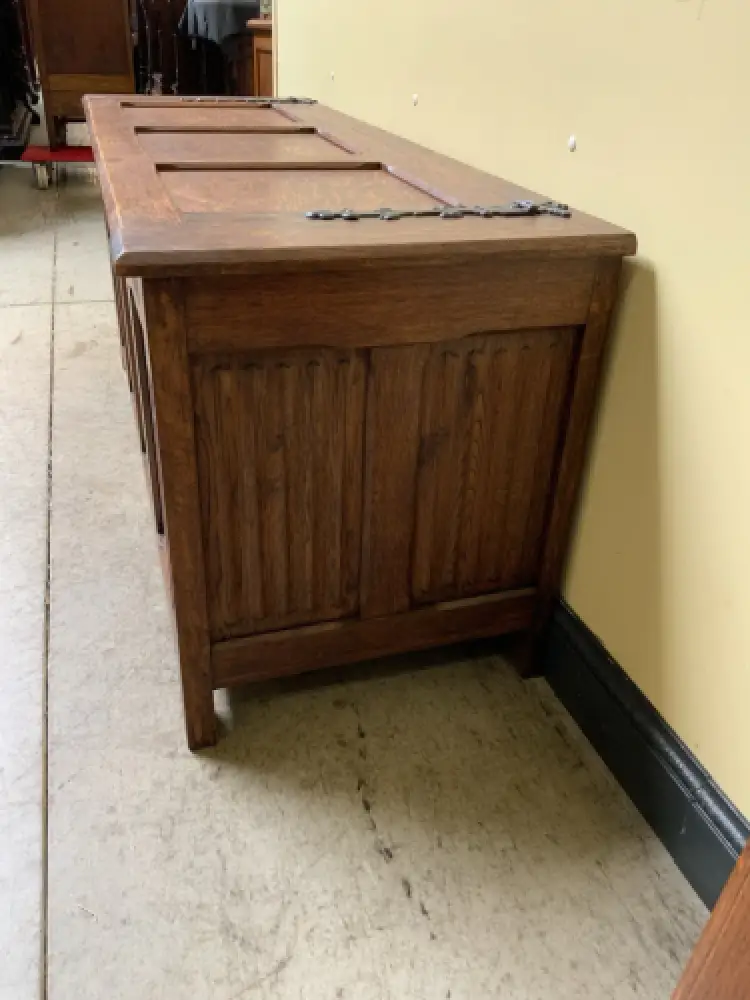 Antik - Truhe,  Bank, Schuhschrank, Neogotik - Traumhaft- Lieferung möglich! 4