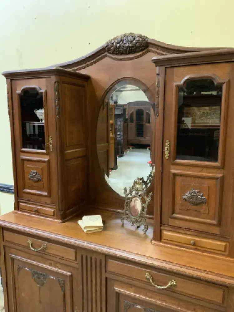 Antik - Vitrine, Buffet, Kredenz, - Art Deco - Lieferung möglich! 11