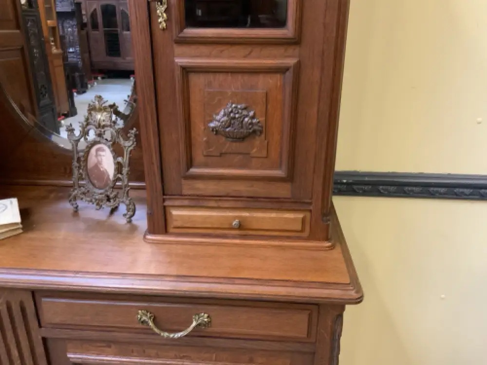 Antik - Vitrine, Buffet, Kredenz, - Art Deco - Lieferung möglich! 13