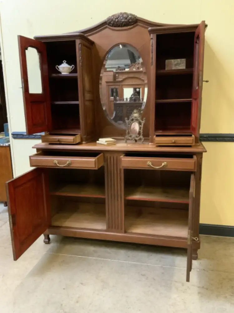 Antik - Vitrine, Buffet, Kredenz, - Art Deco - Lieferung möglich! 22