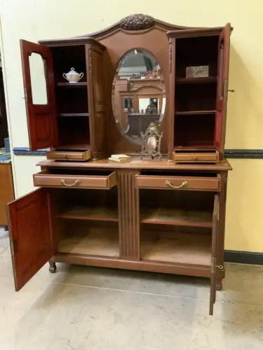 Antik - Vitrine, Buffet, Kredenz, - Art Deco - Lieferung möglich!