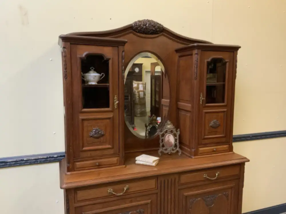 Antik - Vitrine, Buffet, Kredenz, - Art Deco - Lieferung möglich! 7