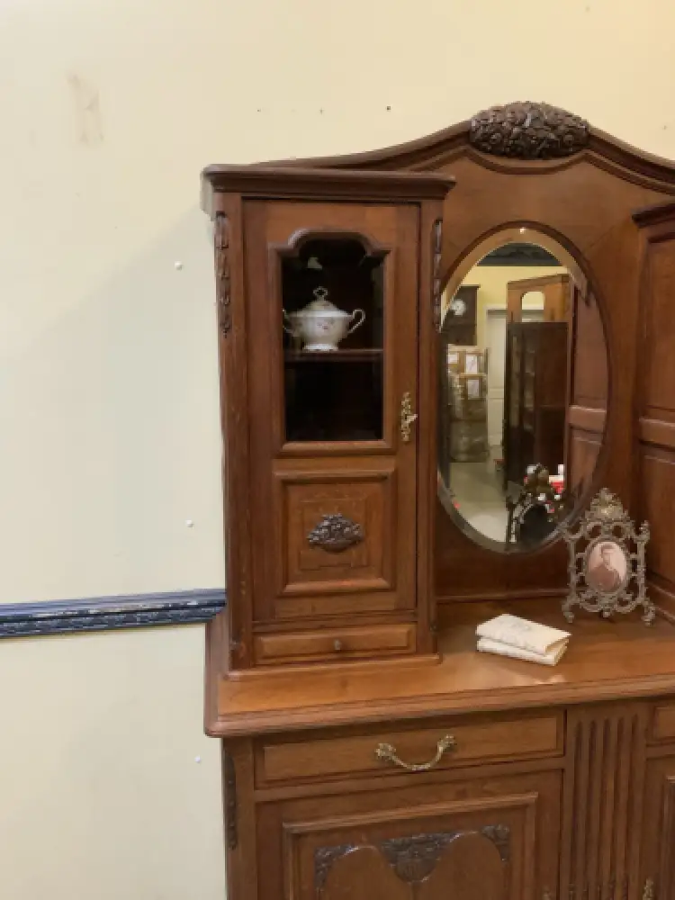 Antik - Vitrine, Buffet, Kredenz, - Art Deco - Lieferung möglich! 8